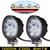 AutoSun 27W Flood Round Work LED Light Fog Driving DRL Offroad SUV Boat Truck ATV Car (Pack of 2)