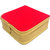 Atorakushon Mini Bangle Bracelet Box Travel Gift Box Jewelry Case Organizer Makeup Vanity Box  (Beige, Red)