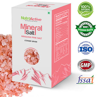 Buy NutroActive Mineral Salt (HIMALAYAN PINK SALT) Coarse Grain (5-8 mm ...