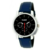 Hwt blue dail blue leather strap watch for mens