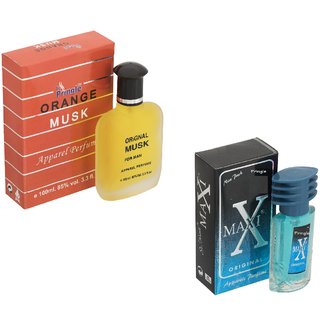 Buy Combo Orange Musk and Maxi Blue Perfume Online @ ₹499 from ShopClues