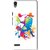 Snooky Printed Footbal Mania Mobile Back Cover For Huawei Ascend P6 - Multi