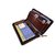 COI Brown Expendable Leatherite Cheque Book Holder/Document Holder