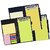 COI Memo neon/yellow and lemon green note pad organiser/memo notebook holder booklet block notes for making check list for office and gifting purpose with tear off sheets with free pen ( set of 3)