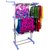 Double Pole Heavy Duty Stainless Steel Cloth Drying Rack / Stand/ Laundry Hanger