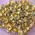 Fancy 8 mm gold stone  spacer bead for jewellery making , pack of 100 nos