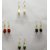 Multi Color Drops Earring Sets (Combo of 4 Pairs)