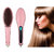 Fast Hair Straightener HQT-906 Comb Brush Lcd Screen Flat Iron Styling (Light Pink )