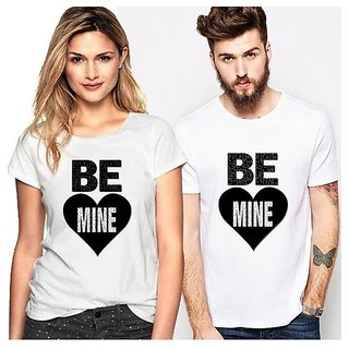 Be Mine Couple Combo T shirts available at ShopClues for Rs.320