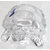 Chinese Feng Shui Tortoise Turtle, Crystal Glass Statue, White Clear, 8 x 5 CM