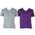 Vimal-Jonney V Neck Multicolor Cotton Tshirts For Men(Pack Of 2)