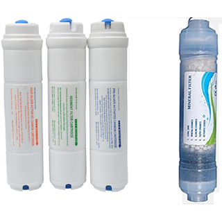 xisom inline filter set with mineral filter used in all type of r o water purifier type of water filter