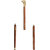 Varda Handcrafted Foldable Wooden Walking Stick with Lion Handle - 36 inches (Brown)