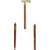 Varda Handcrafted Foldable Wooden Walking Stick with Art Handle - 36 inches (Brown)