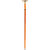 Varda Handcrafted Wooden Walking Stick with Bird Handle - 36 inches (Orange)
