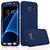 BRAND FUSON 360 Degree Full Body Protection Front Back Case Cover (iPaky Style) with Tempered Glass for Samsung J7 Max-Blue + USB LED Light