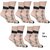 Epitome 10 Pair Ladies Skin Flolar Design Socks