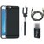Redmi 3s Silicon Anti Slip Back Cover with Memory Card Reader, Selfie Stick and AUX Cable