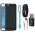 Vivo V3 Max Silicon Slim Fit Back Cover with Memory Card Reader, Digital Watch, Earphones and USB LED Light