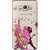 Snooky Printed Butterfly Mobile Back Cover of Samsung Galaxy A7 - Multicolour