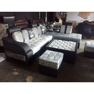 The Silver Shine Sofa Set Online