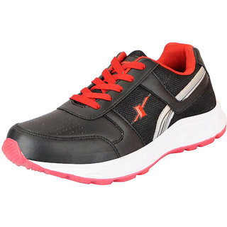 Sparx Men's Black Red Mesh Running/Walking/Training/Gym Shoes