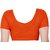Aashi Prime Readymade orange Blouse Perfect Fitting Round Nack