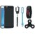 Lenovo K5 Note Soft Silicon Slim Fit Back Cover with Spinner, Selfie Stick, Digtal Watch and USB LED Light