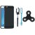 Lenovo K5 Note Silicon Anti Slip Back Cover with Spinner, Selfie Stick and USB LED Light