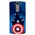 Snooky Printed America Sheild Mobile Back Cover For Lg G3 Beat D722k - Multi