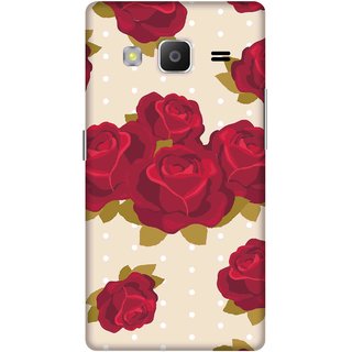 Print Opera Hard Plastic Designer Printed Phone Cover for samsung z32015-z3corporateedition Artistic red rose