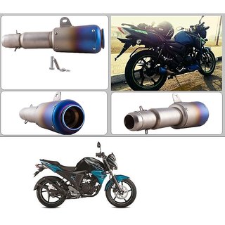 Buy AutoStark Thick Barrel Slip On Exhaust Silencer Muffler For