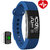 Bingo F1 Blue Bluetooth Wireless WaterProof Activity Tracker With Heart Rate Monitoring Fitness Smart Band