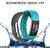 Bingo F1 Blue Bluetooth Wireless WaterProof Activity Tracker With Heart Rate Monitoring Fitness Smart Band