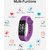 Bingo F1 Purple Bluetooth Wireless WaterProof Activity Tracker With Heart Rate Monitoring Fitness Smart Band