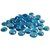 Decorative Glass Pebbles Colorful Vase Fillers For Home Decoration And Aquarium (Aqua Blue) - 140 Pebbles