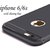 FINBAR Sleek Matte Tpu Back Case Cover For  Iphone 6 / Iphone 6S (4.7 Inch Screen) Black With Shining Line