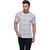 Gents Spider Printed RN HS White T-shirt