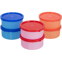 Pack of 6 container 6 plastic container