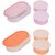 Carrolite Combo 3in1 Pink - 3in1 Orange Container 4 Plastic container 2chappati tray