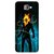 Snooky Printed Ghost Rider Mobile Back Cover For Micromax Canvas Mad A94 - Multicolour