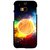 Snooky Printed Paint Globe Mobile Back Cover For HTC One M8 - Multicolour