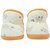 Neska Moda Baby Boys And Girls Soft Cream Cotton Fur Booties For 0 To 12 Month BT108