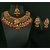 JewelMaze AD Stone Copper Necklace Set with Maang Tikka-FBB0052