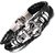 High School Edition Authentic Stylish Anchor Design Genuine Leather Bracelet For Men  Boys For Daily / Party / Gym Wear (BLACK)