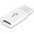 SCORIA Type-C to Micro USB To USB Type-C adapter for Smartphones and other Type-C OTG supported Devices (White)