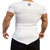 EG White Designer Gym Fit T-Shirt For Men's ( Gym White )