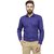 RG Designers Royal Blue Solid Slim Fit Full Sleeve Cotton Formal Shirt