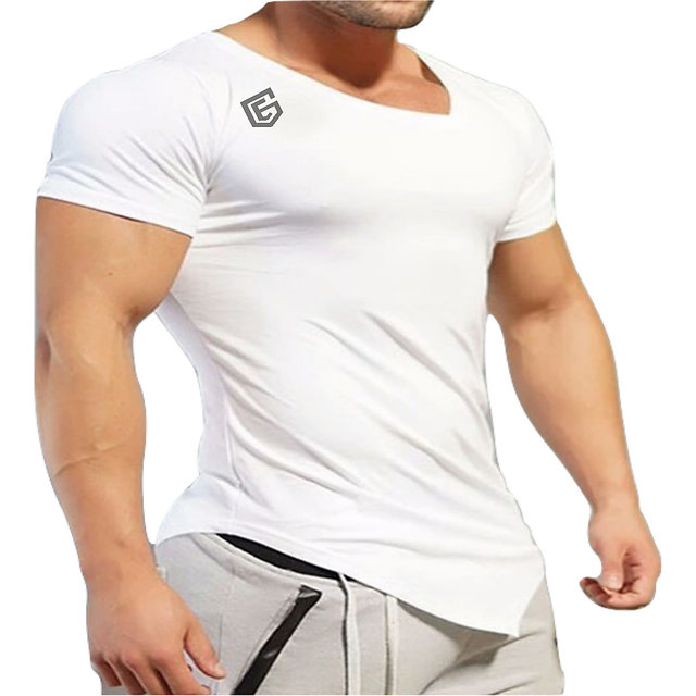 62% OFF on The EG Store Men's Black V-Neck T-shirt on Shopclues