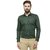 RG Designers Dark Green Solid Slim Fit Full Sleeve Cotton Formal Shirt